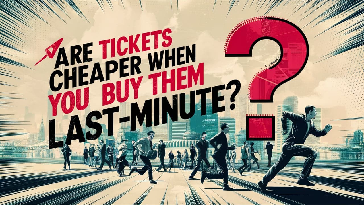 Are tickets cheaper when you buy them last-minute?