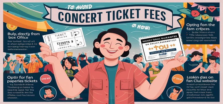 How to avoid concert ticket fees?